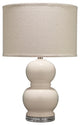 Cream Glass Bubble Table Lamp