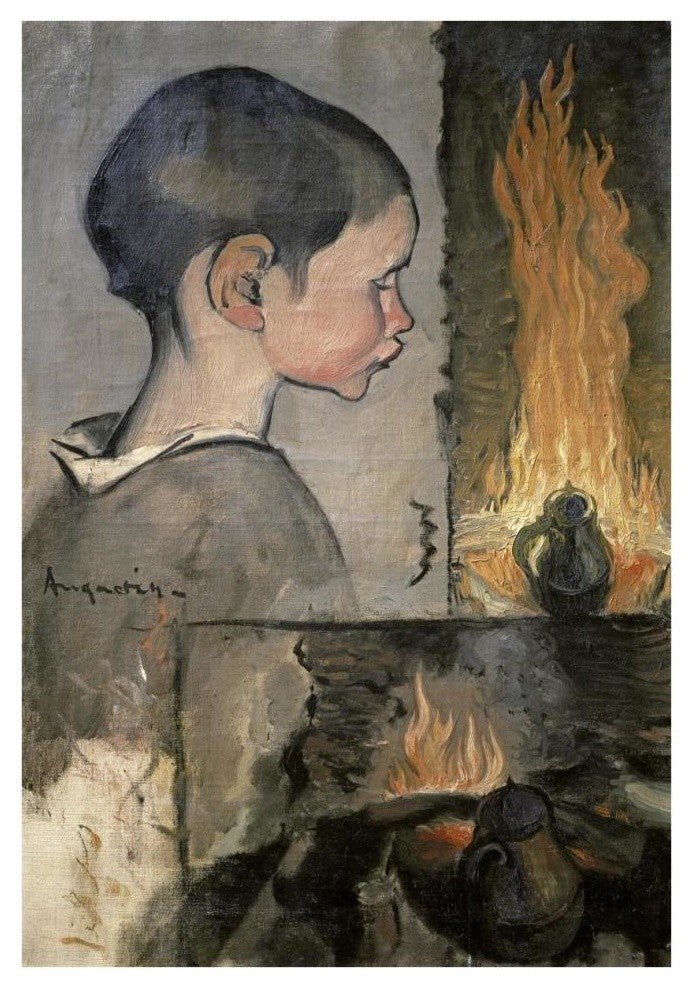 "Profile of a Child (Profil d'Enfant)" Print by Louis Anquetin, 27"x38"