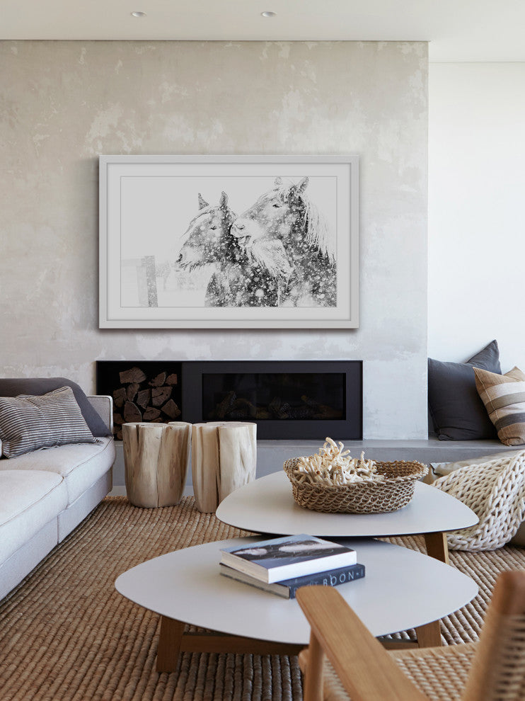 Marmont Hill, "Laughing Equus" Framed Painting Print, 30x20