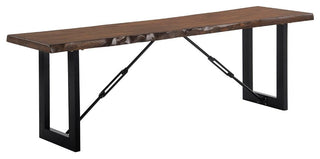 Yukon Wood Bench, Walnut