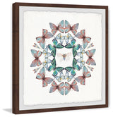 "Bug in the Middle" Framed Painting Print, 18"x18"
