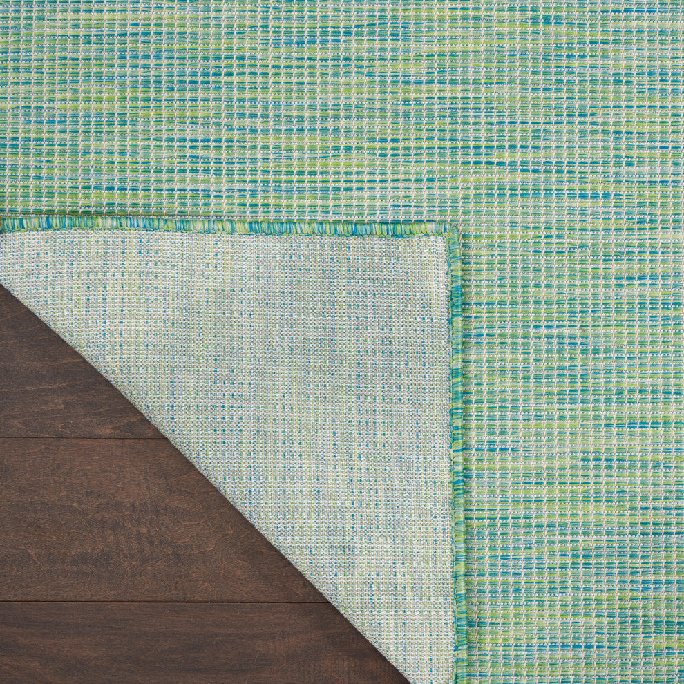 Nourison Positano Contemporary Area Rug, Blue/Green, 10'x14'
