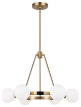 Clybourn 6-Light Chandelier, Satin Brass