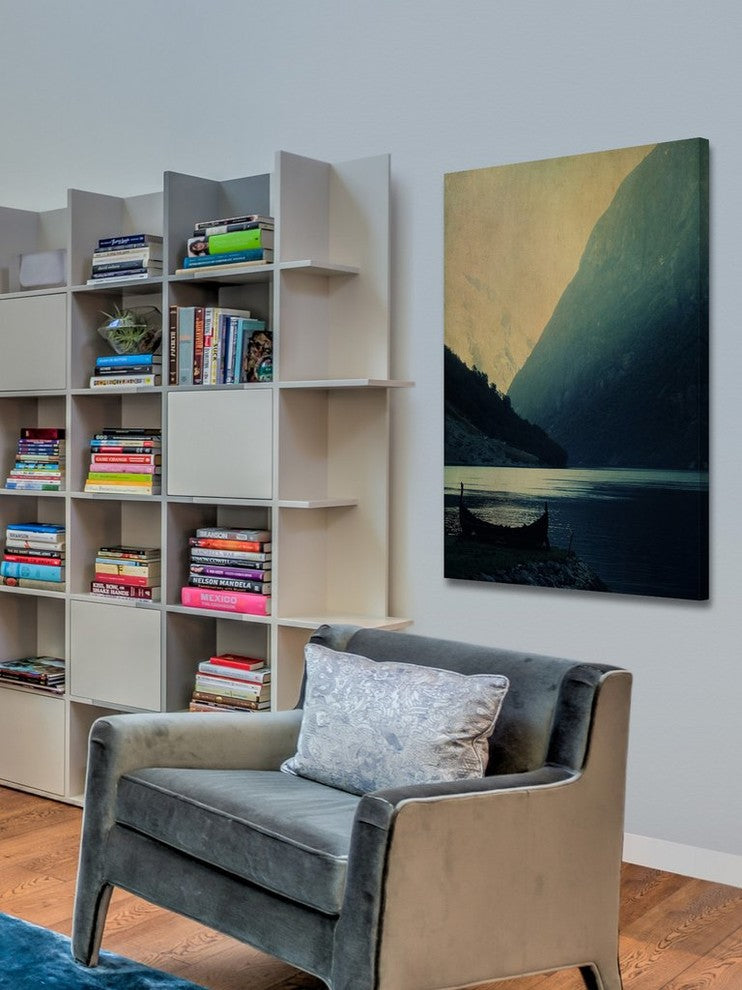 "Adventure Awaits" Print on Canvas by Ingrid Beddoes