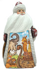 Noah Ark Wood Carved Wood Carved Santa