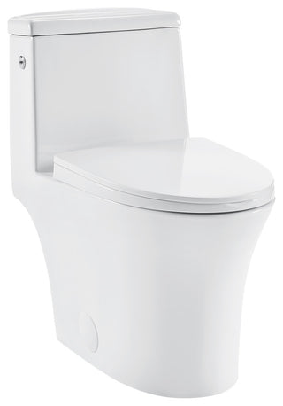 Hugo One Piece Elongated Toilet, Touchless
