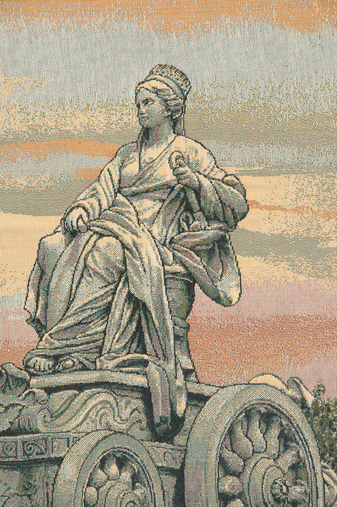 Cibele Madrid Fountain, Wall Tapestry, 24"x34"