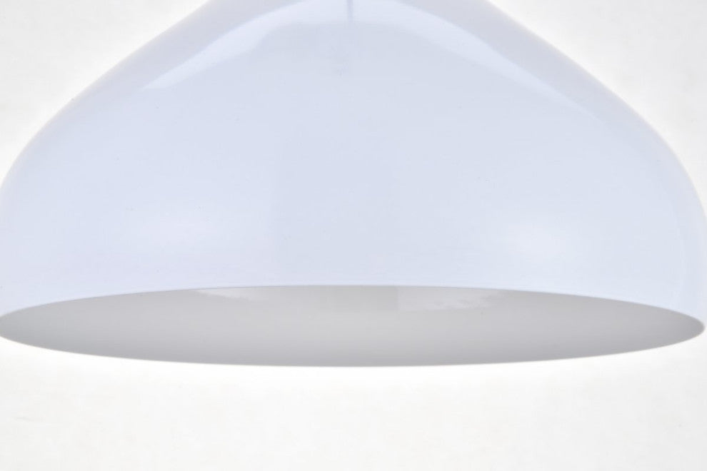 Courtney 1-Light White Pendant