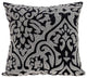 Parkland Collection Carmela Black Throw Pillow