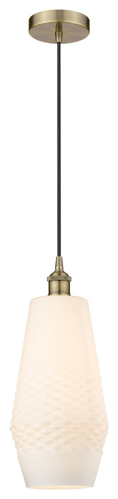 Innovations 616-1P-AB-G681-7-LED 1-Light Mini Pendant, Antique Brass