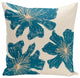 Polyester Outdoor Pillow, Floral, 18"x18"
