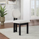 Napa Boucle Fabric Dining Chair, Set of 2, Cream, Black Finish