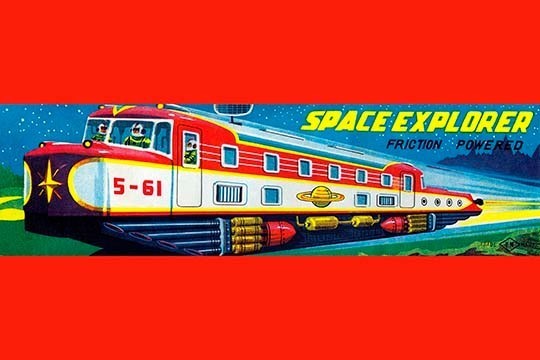 Space Explorer 5-61 - Gallery Wrapped Canvas Art 28" x 42"