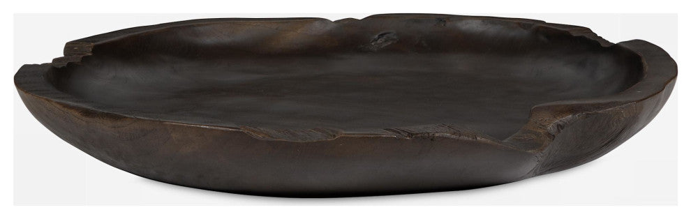 Uttermost 17130 Natures Edge 20"W Teak Wood Decorative Bowl - Natural