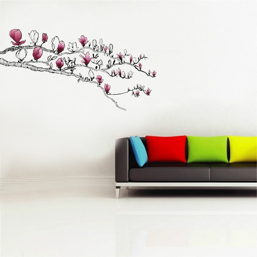 Walplus Huge Magnolia Wall Sticker