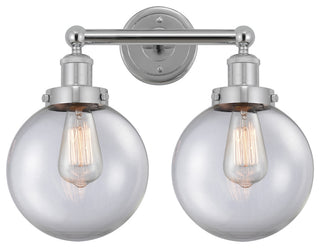 Beacon 2-Light 15.5" Bath Vanity-Light Polished Chrome
