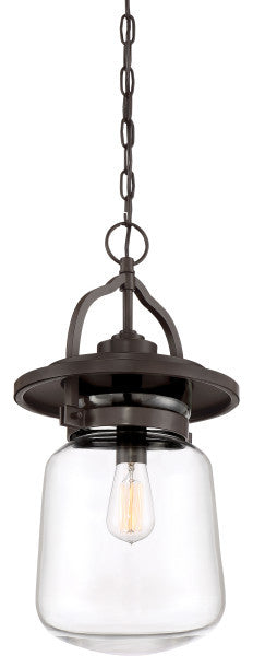Quoizel LLE1911WT One Light Outdoor Hanging Lantern LaSalle Western Bronze