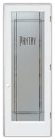 Pantry Door - Ultra Pantry - Primed - 30" x 96" - Knob on Left - Pull Open