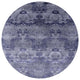 Ahgly Company Indoor Round Mid-Century Modern Area Rugs, 8' Round