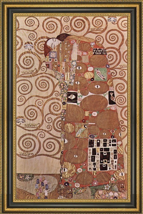 Gustav Klimt Fulfillment - 18" x 27" Framed Premium Canvas Print