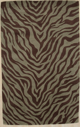 Green Transitional Transitional Wiled Tufted Area Rug