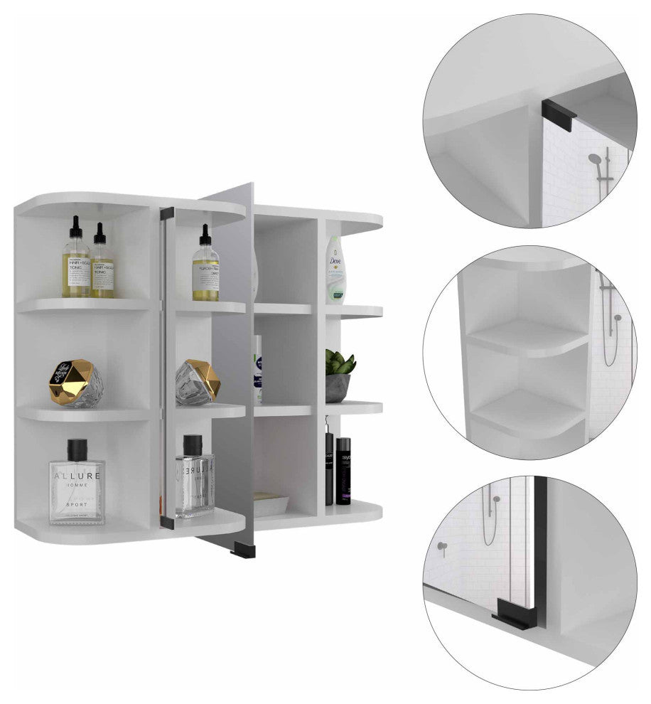 Valdez Medicine Cabinet, White