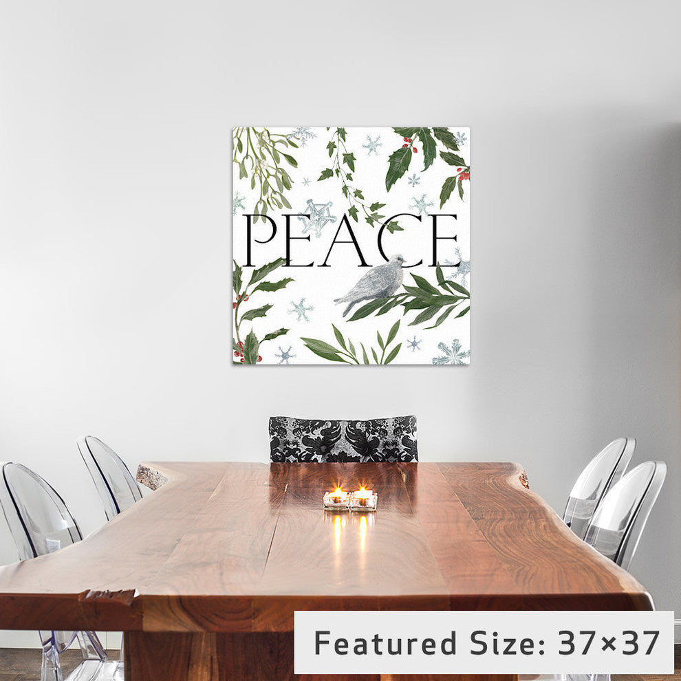 "Peace And Joy I" by Sara Zieve Miller, 37x37x1.5