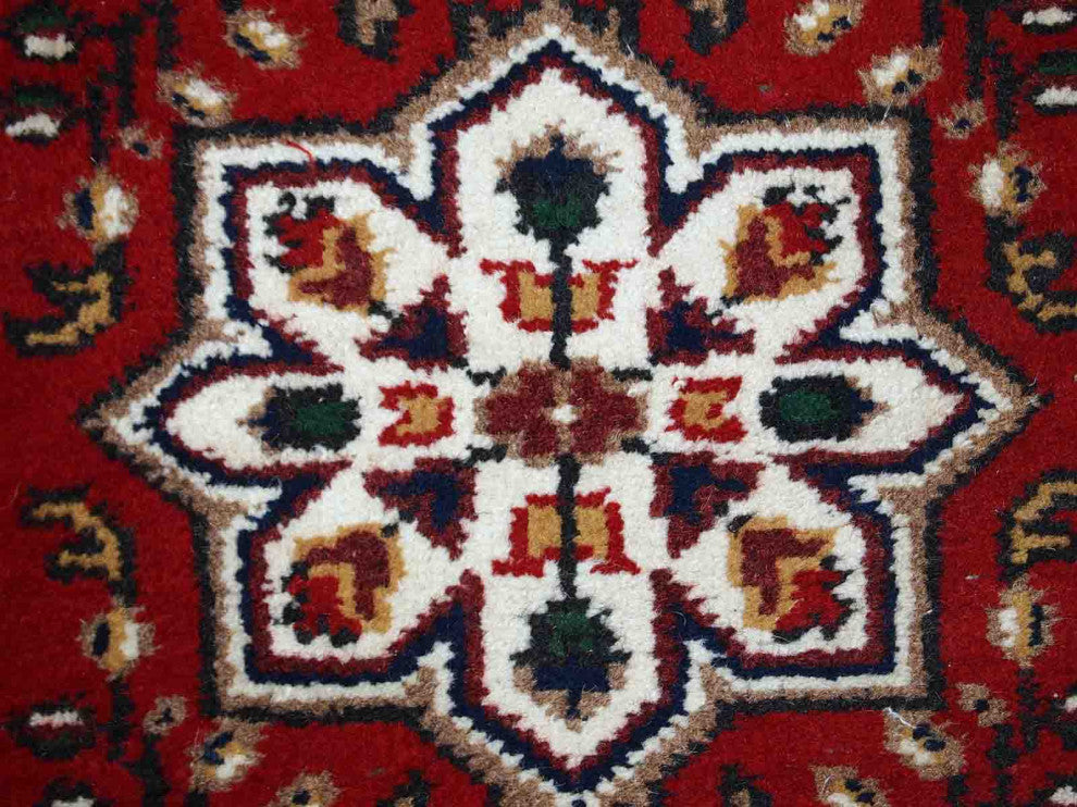 Handmade vintage Persian Hamadan rug 2' x 3' (62cm x 91cm) 1970s