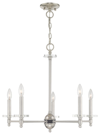 Livex Lighting Brushed Nickel 5-Light Chandelier