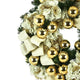 26" Holiday Wreath with Hydrangeas, Ornaments and Velvet Bows
