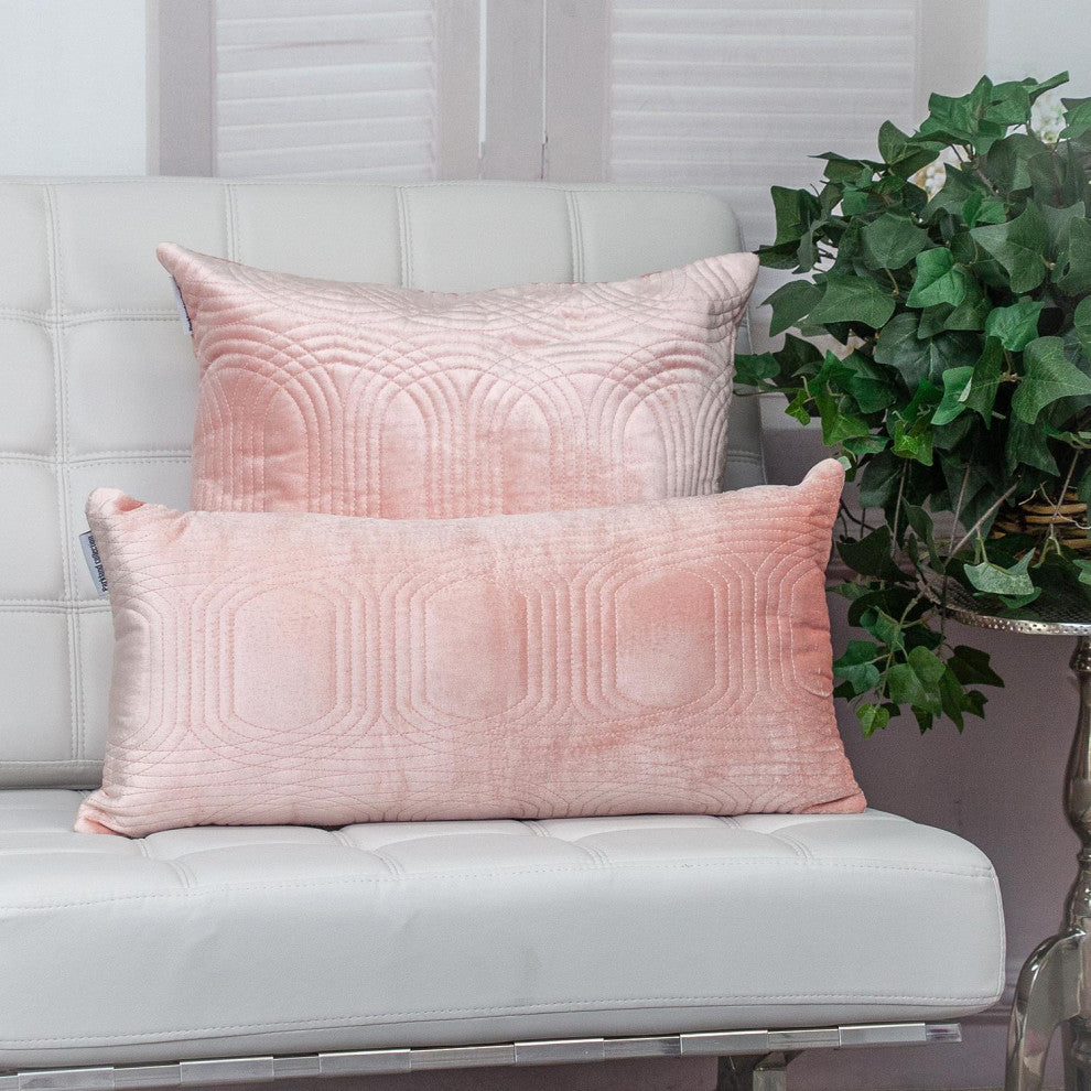 Parkland Collection Iphis Pink Throw Pillow, Square