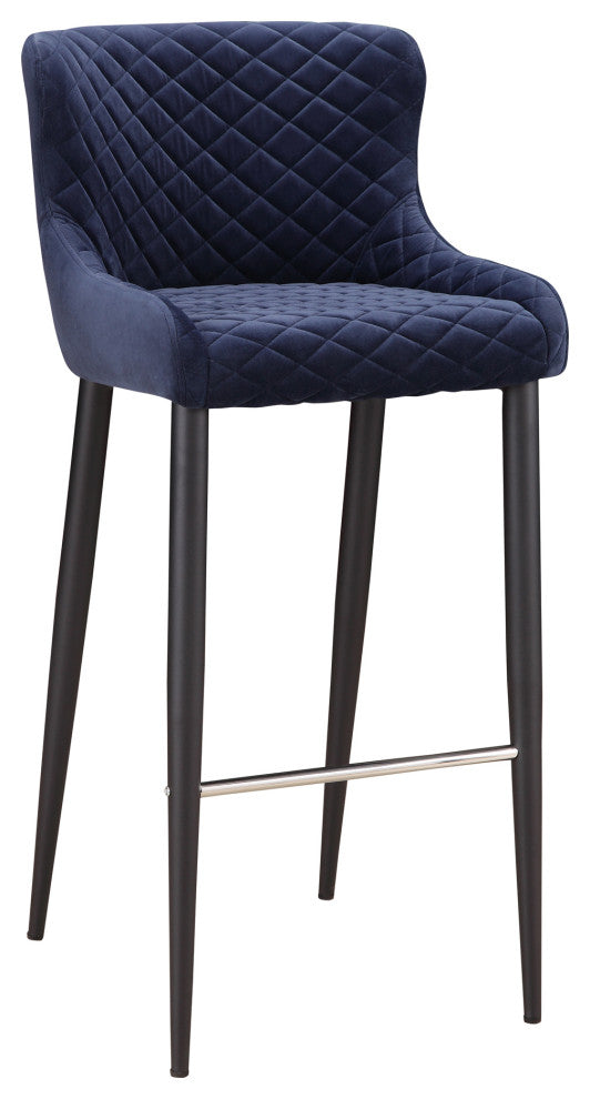 Etta Barstool Dark Blue