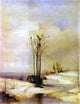 Alexei Kondratevich Savrasov Early Spring Thaw Gallery Wrapped Canvas Print