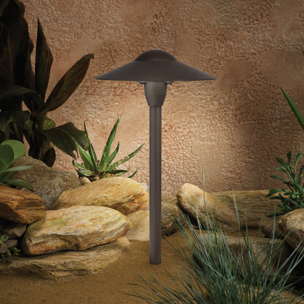 Contemporary Landscape 12V Path and Spread, Textured Architectural Bronze