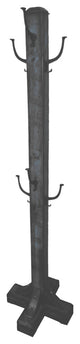 Barnwood Style Timber Peg Coat Tree, Smokey Gray
