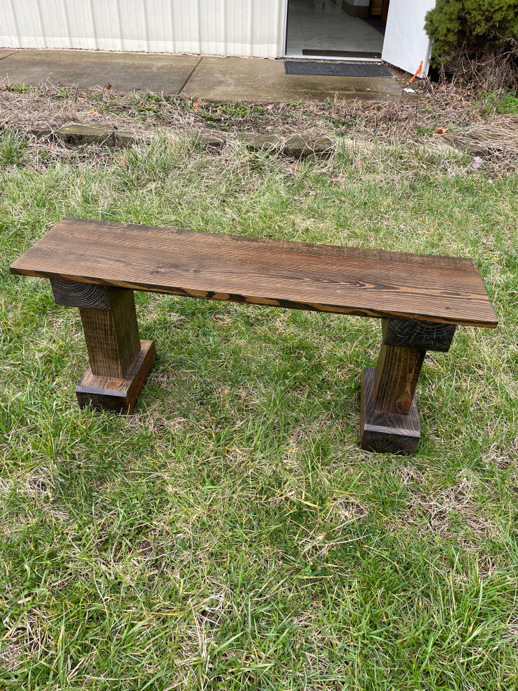 Dark Walnut Wyoming Bench, 30 Inches