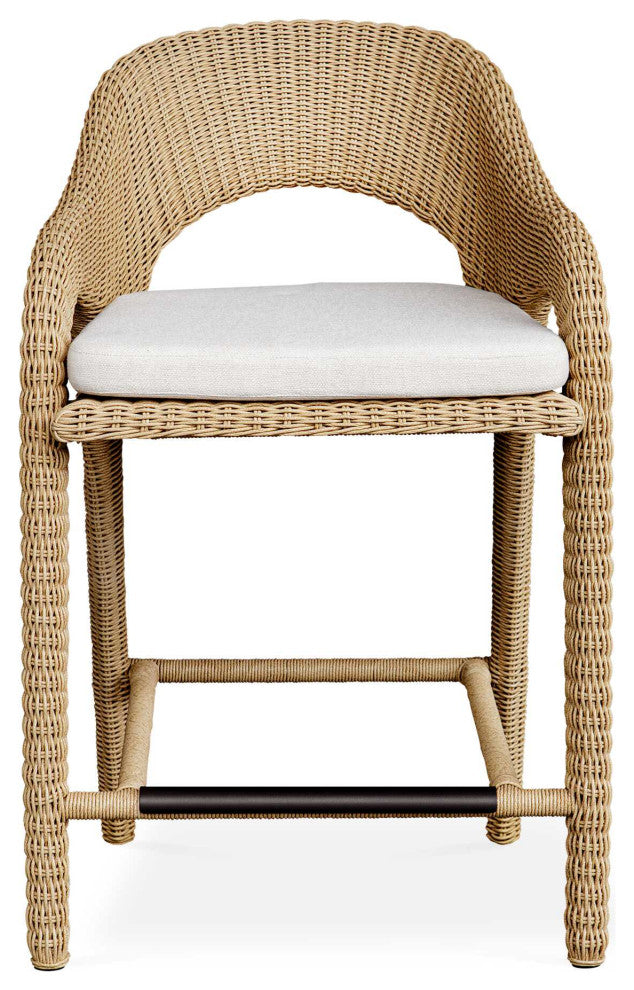 Uttermost Kavali Outdoor Wicker Counter Stool
