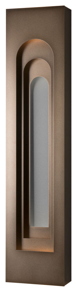 Procession Arch Large Outdoor Sconce, Coastal Bronze, Coastal Burnished Steel