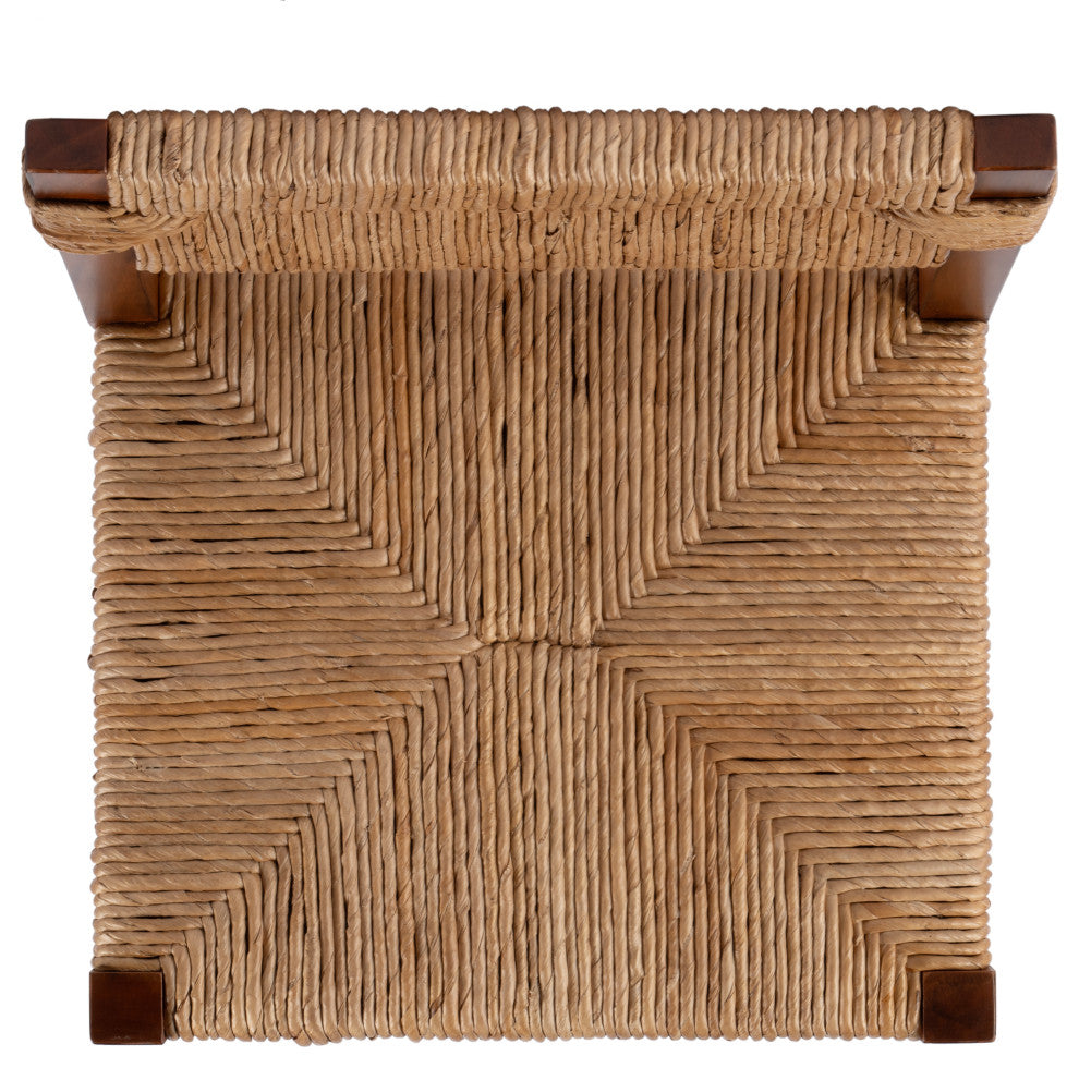 Valencia 25 in. Seat Height Woven Counter Stool With Back