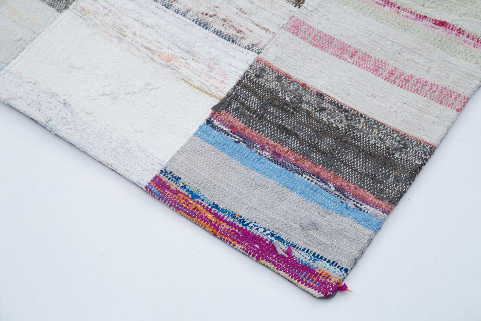 Rug N Carpet - Handmade Turkish 8' 2'' x 9' 9'' Unique Patchwork Kilim Rug