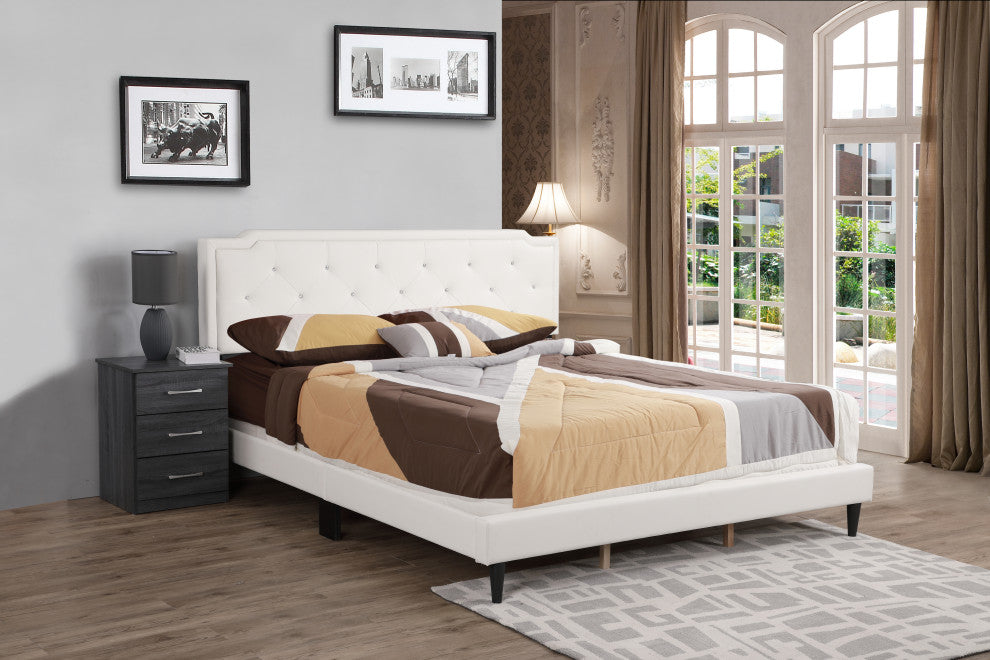 Starlight All in One Bed, White, King