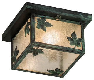 10Sq Hyde Park Maple Leaf Flushmount