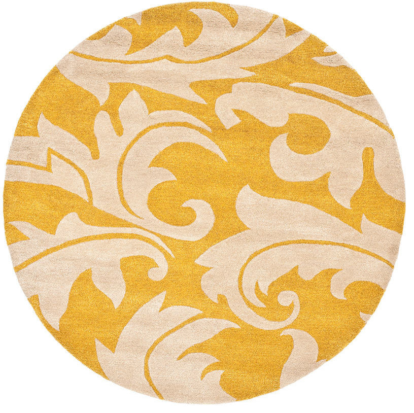 Safavieh Soho Soh841A Floral Rug, Gold/Ivory, 8'3"x11'0"