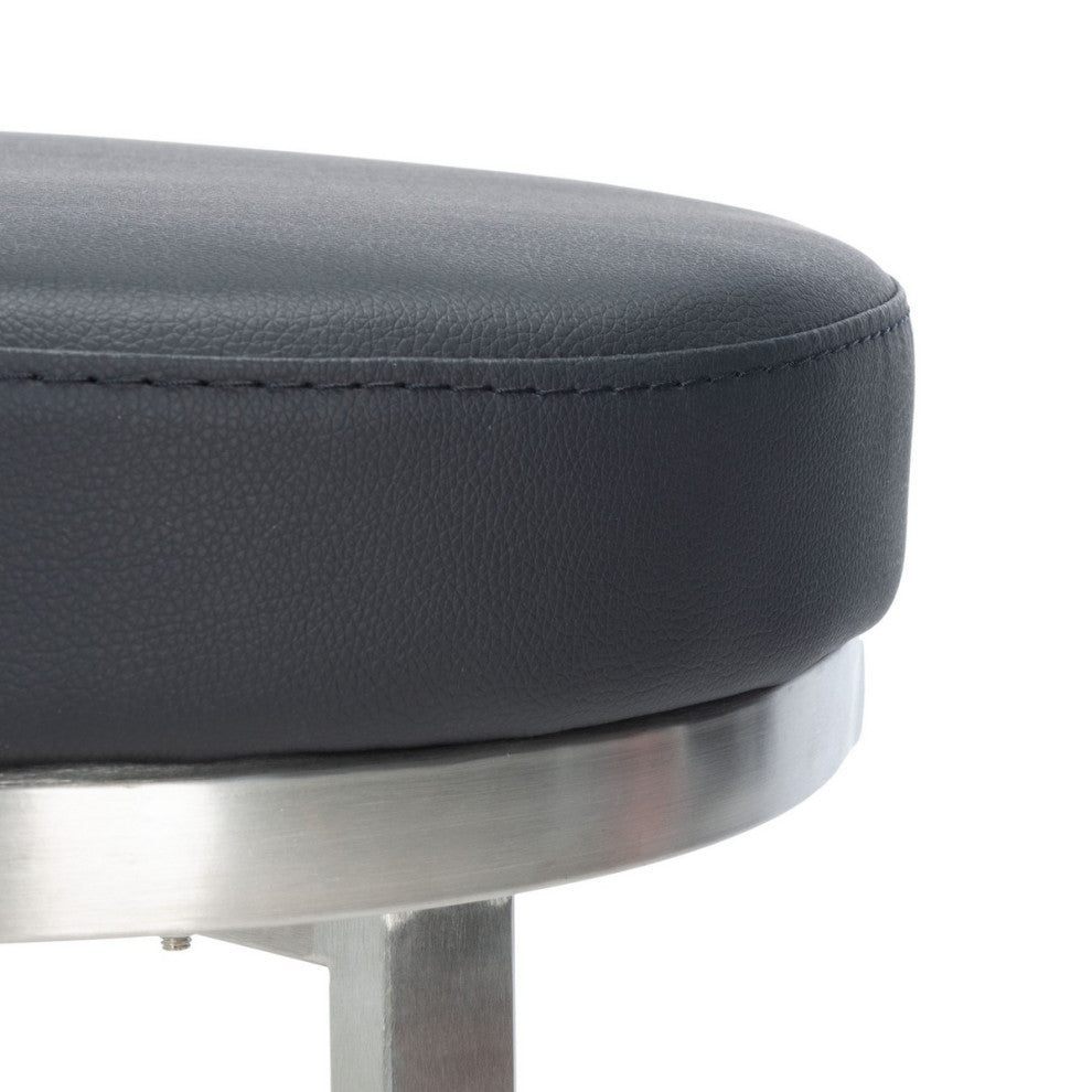 Safavieh Obito Swivel Counter Stool, Black