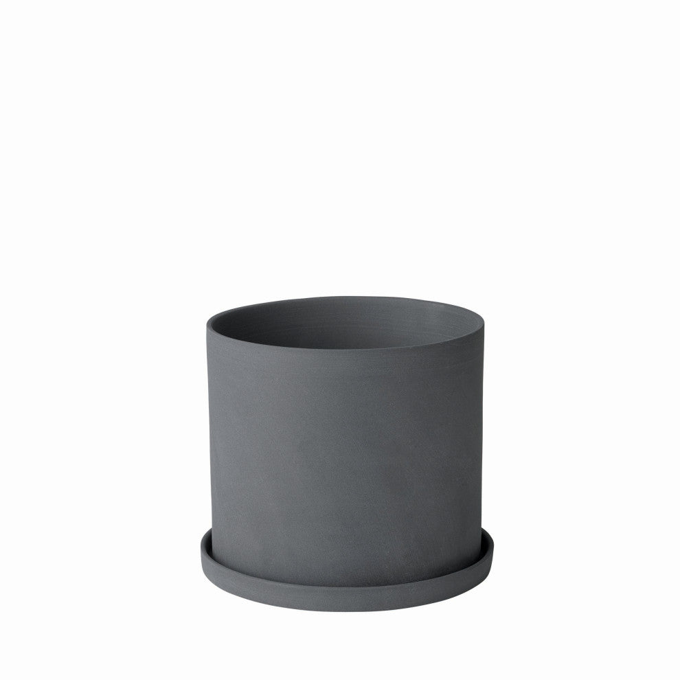 Nona Herb Pot 4.5"Hx5.9" Pewter