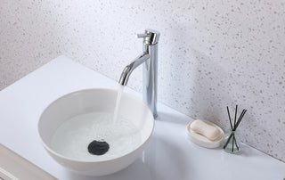 Elegant Lighting FAV-1007 Victor 1.5 GPM Vessel 1 Hole Bathroom - Brushed Gold