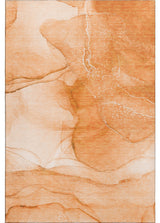 Premium Machine Washable Mayfield AMF507 Orange 9' x 12' Rug