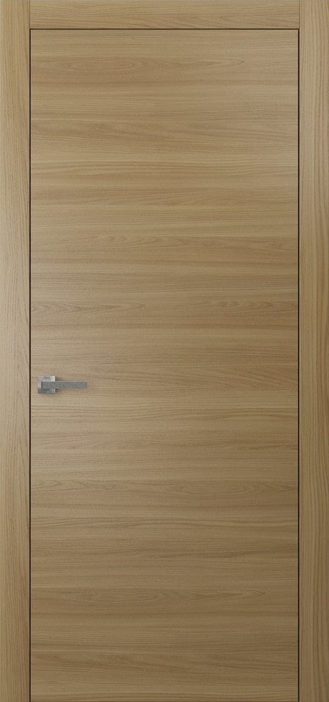 Panel Eco-Veneer Modern Door Slab 28 x 80 | Planum 0010 Honey Ash