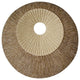 Round Double Layer Ribbed Wall Plaque 27"x3"