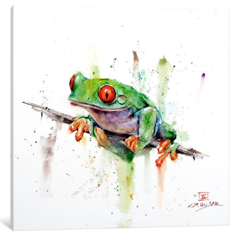 "Frog" by Dean Crouser, 12x12x1.5